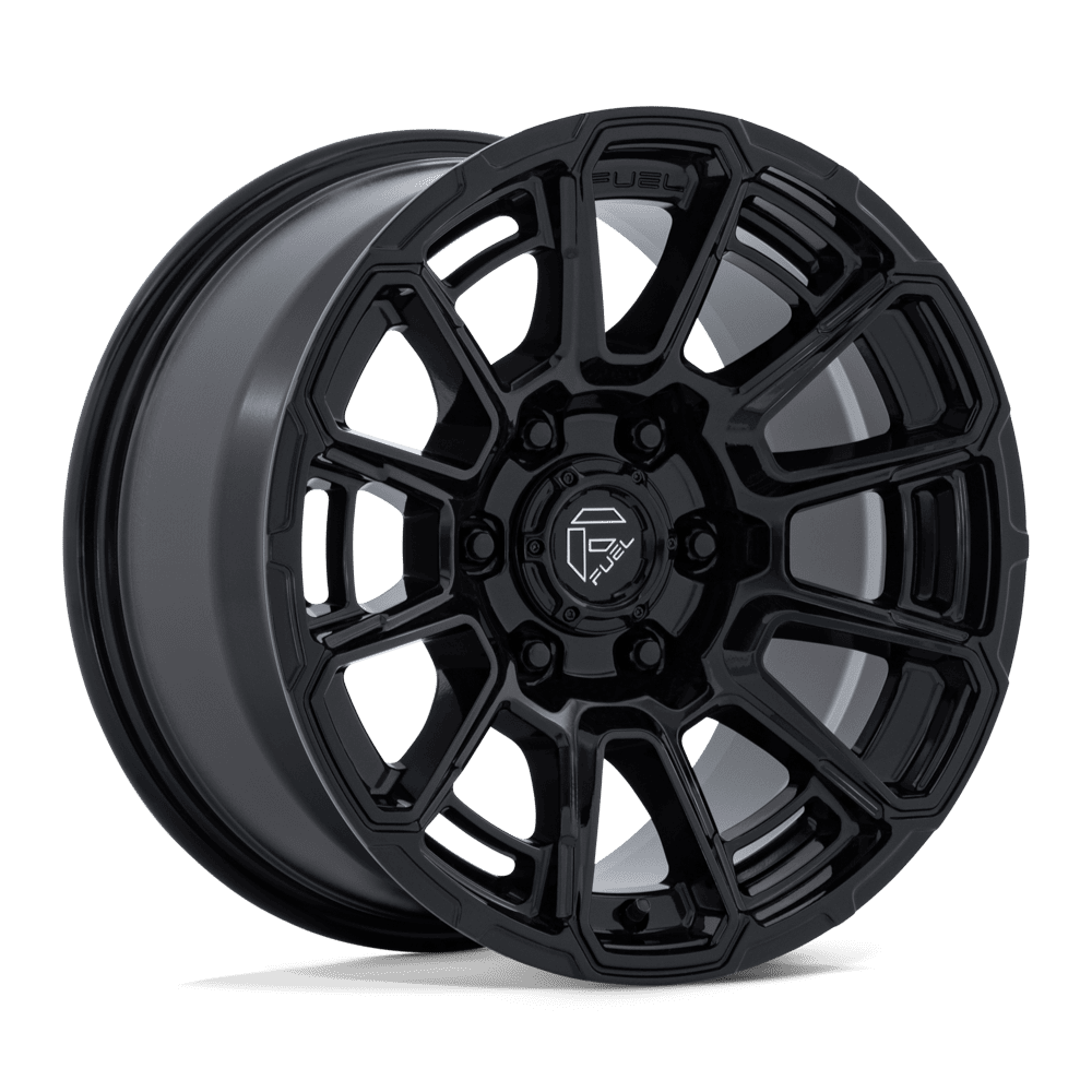 Fuel 1PC FC910 FOXHOUND GLOSS BLACK Wheel 17x9 6X139.7mm +1 106.1mm