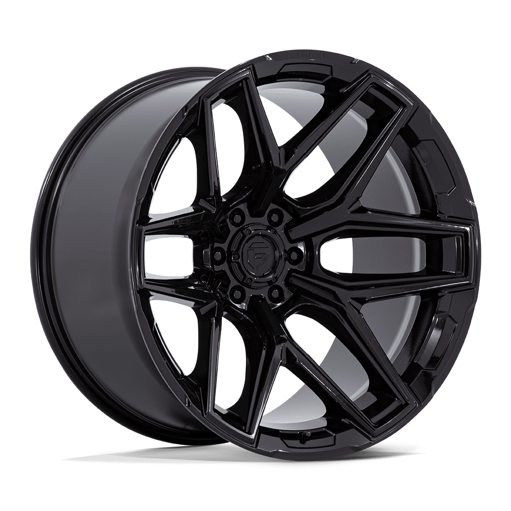 Fuel 1PC FLUX GLOSS BLACK Wheel 24x10 6X135mm +0 87.1mm