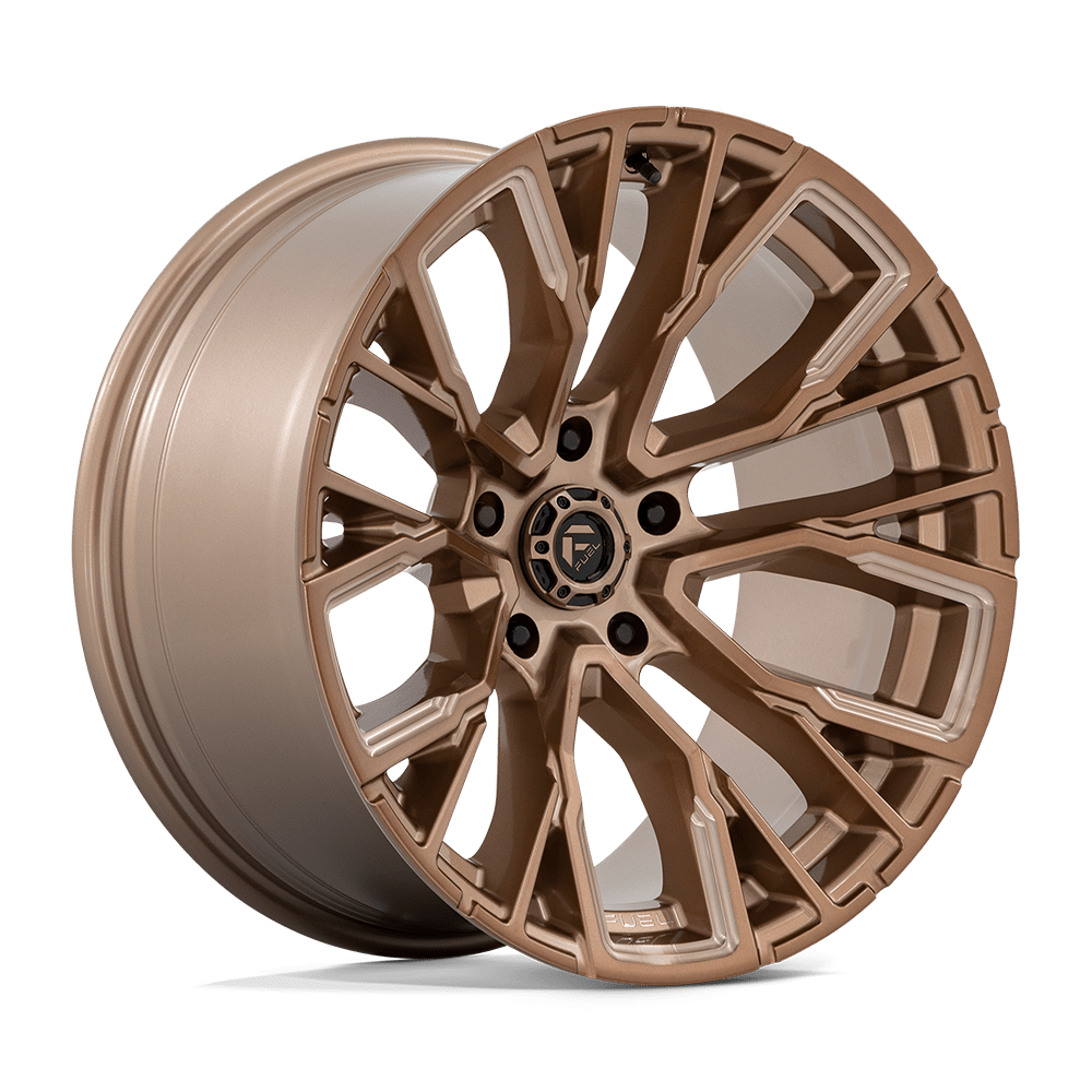 Fuel 1PC D850 REBAR PLATINUM BRONZE MILLED Wheel 20x10 5X127mm -18 71.5mm