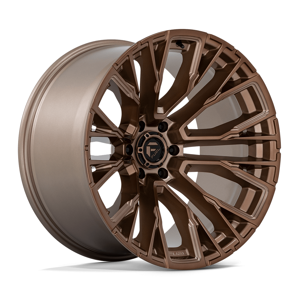 Fuel 1PC D850 REBAR PLATINUM BRONZE MILLED Wheel 22x12 6X139.7mm -44 106.1mm