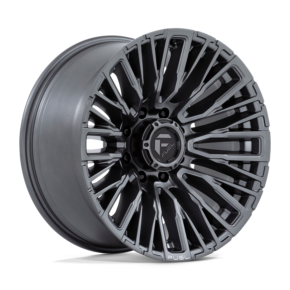 Fuel 1PC D848 REBAR MATTE GUNMETAL Wheel 20x10 8X180mm -18 124.2mm