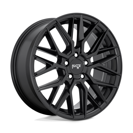 Niche 1PC M190 GAMMA MATTE BLACK Wheel 18x8 5X112mm +42 66.56mm