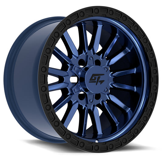 CHAMBER 18x10 5x127/5x139.7 -18 Black Ring / Midnight Blue Centre