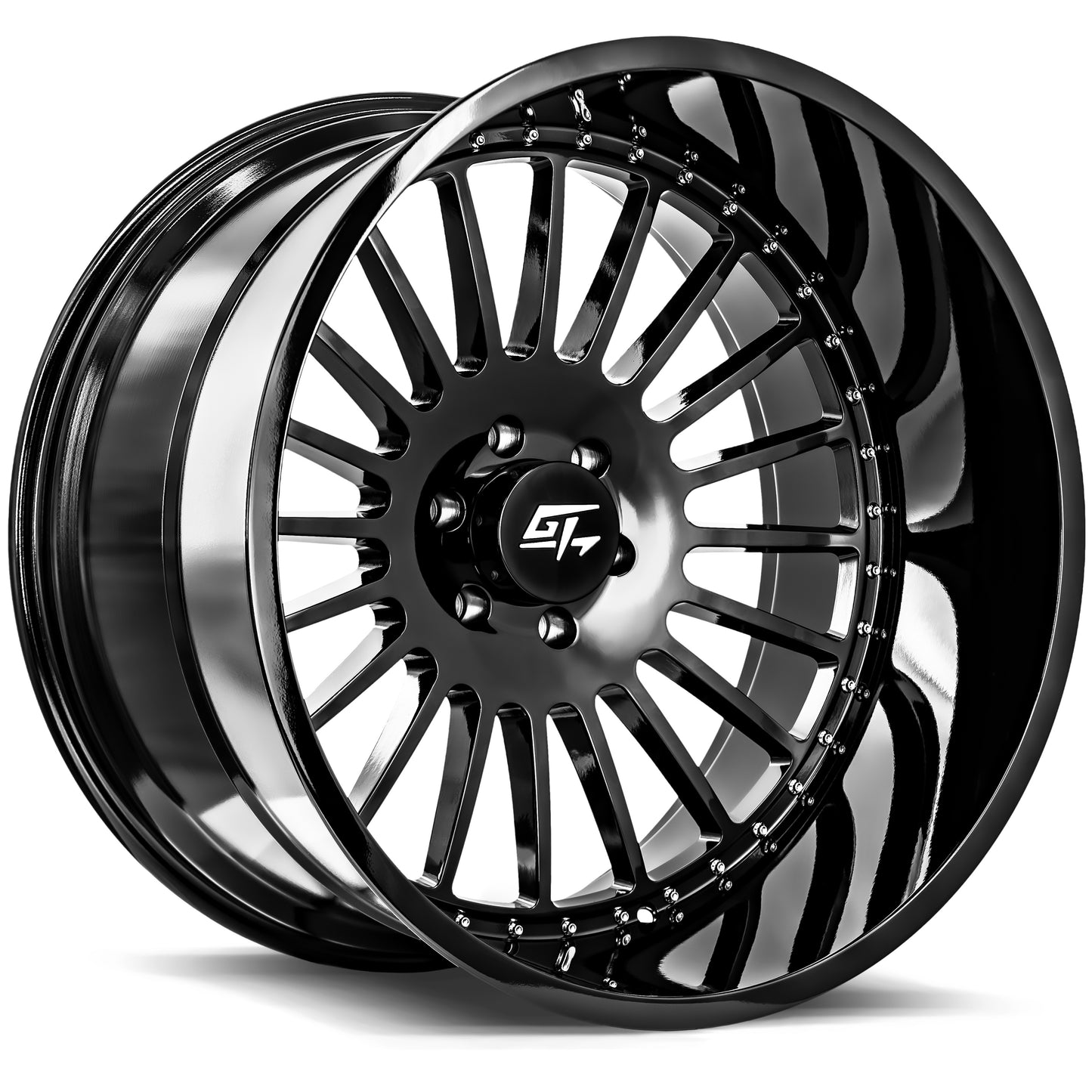 STRIKE 24x12 8x180 -44 Gloss Black
