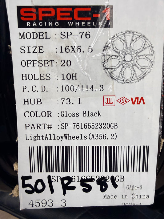 Spec-1 SP-76 16X6.5 5x114.3 +20