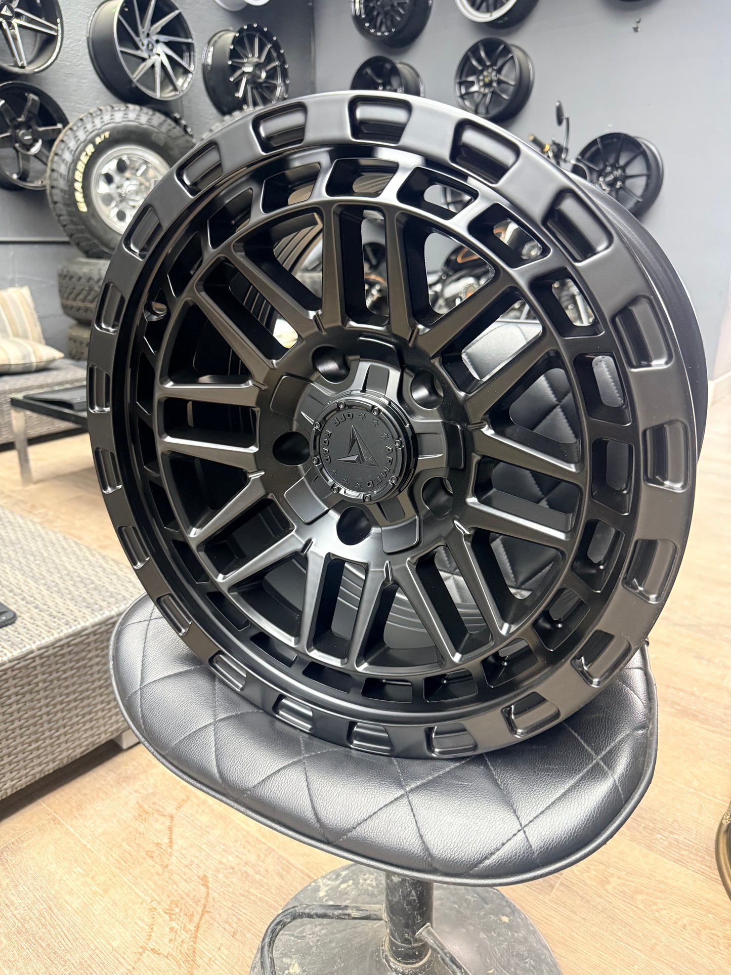 ARMED OFF-ROAD TANK 17x9 -0 5x139.7 78.1 MATTE BLACK ALLOY RIMS