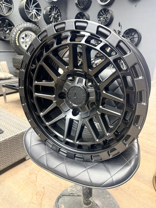 ARMED OFF-ROAD TANK 17x9 -0 5x139.7 78.1 MATTE BLACK ALLOY RIMS