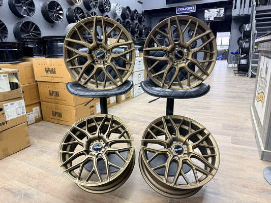 **BLEM SALE** FAST WHEELS VYBZ BRONZE 18X8 +40 5X112 72.6CB