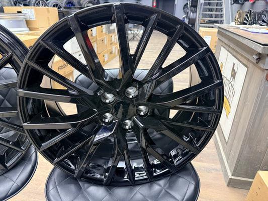 **BLEM SALE** REPLIKA R224 GLOSS BLACK 20X8 +30 5X114.3 60.1cb