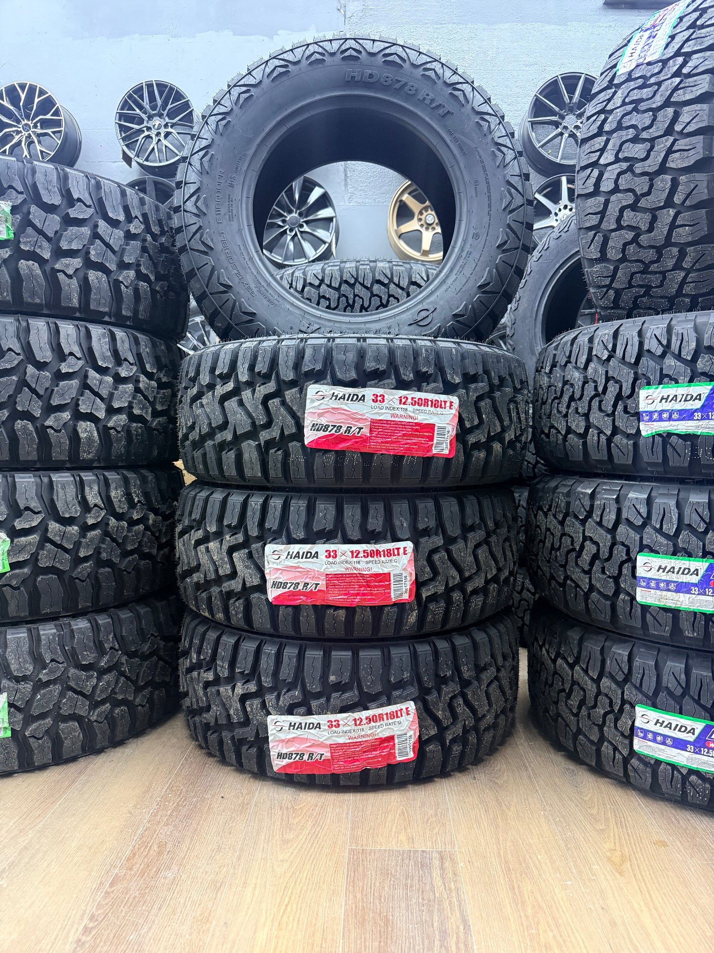 **ON SALE** 33x12.50R18 Haida HD878 R/T Tires