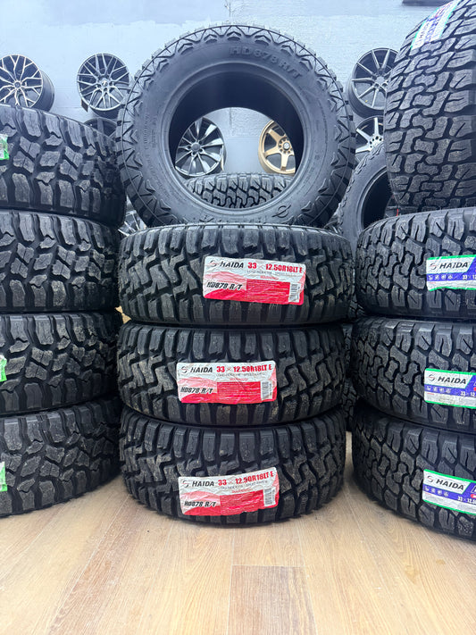 **ON SALE** 33x12.50R18 Haida HD878 R/T Tires