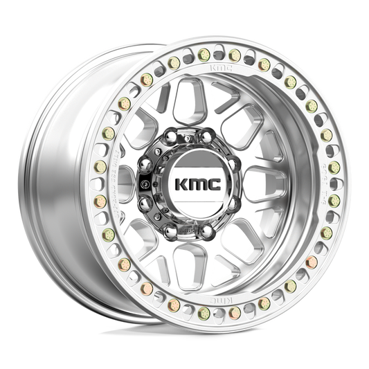 KMC KM235 GRENADE CRAWL BEADLOCK MACHINED Wheel 17x9 8X170mm -38 125.1mm