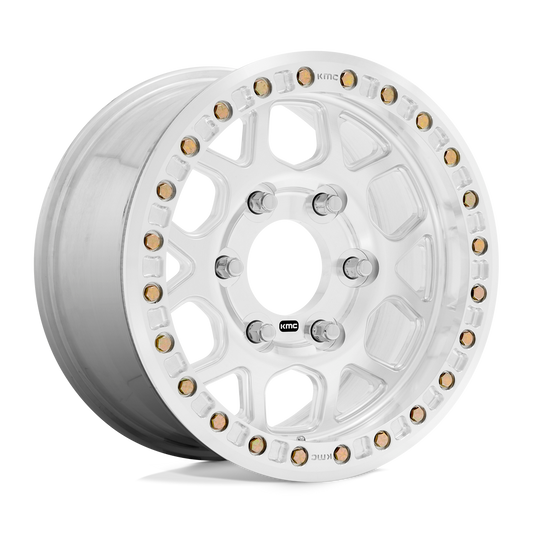 KMC KM444 MESA FORGED BEADLOCK RAW MACHINED Wheel 17x9 8X165.1mm -12 125.1mm