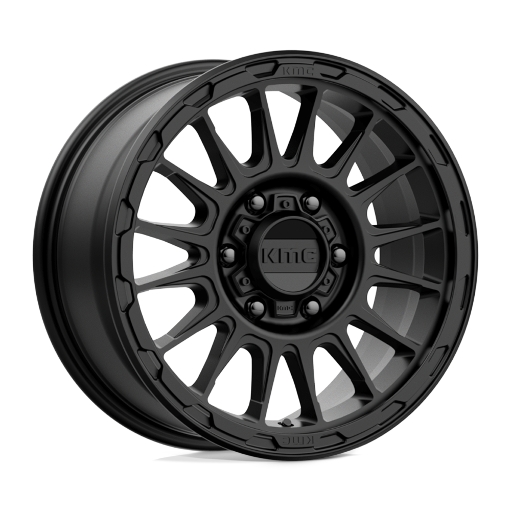 KMC KM542 IMPACT SATIN BLACK Wheel 16x8 6X139.7mm +0 106.1mm