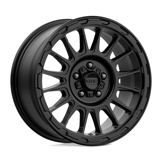 KMC KM542 IMPACT SATIN BLACK Wheel 17x8 5X114.3mm +35 72.56mm