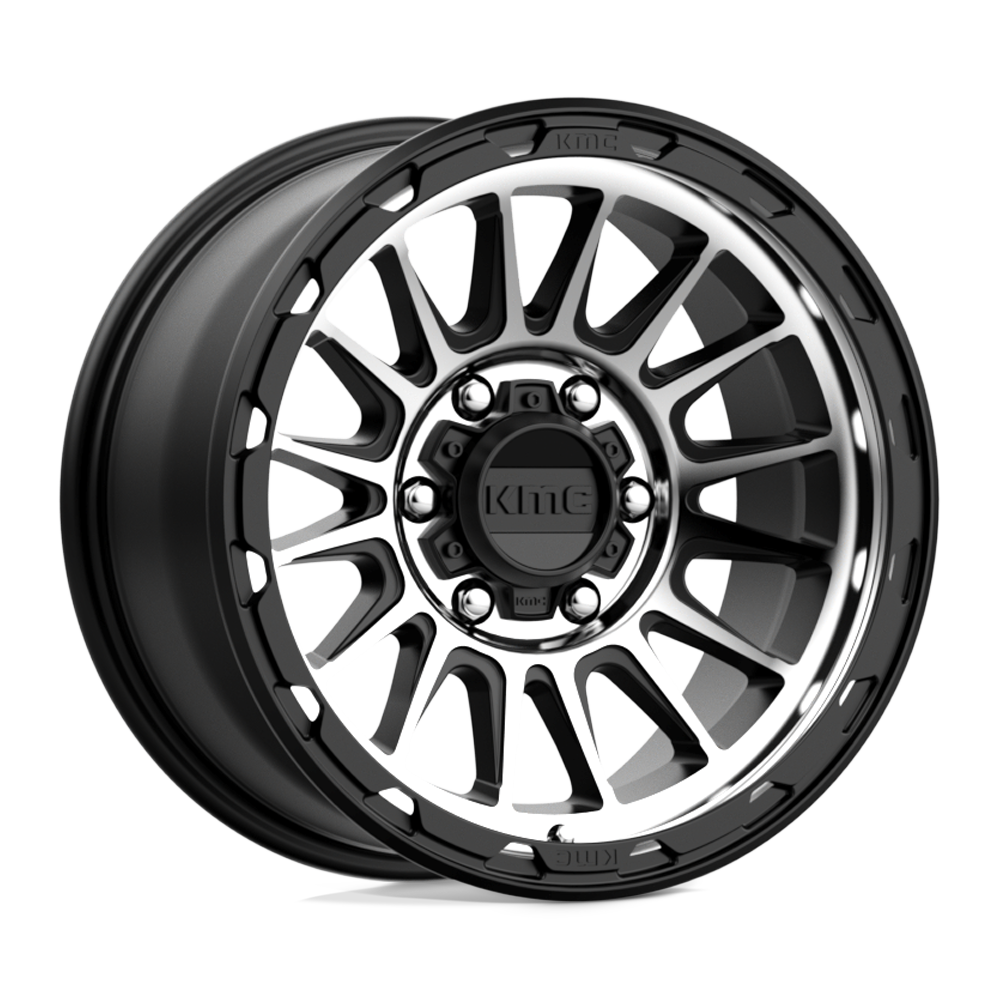 KM542 17X8.5 6X5.5 S-BLK MACH 00MM