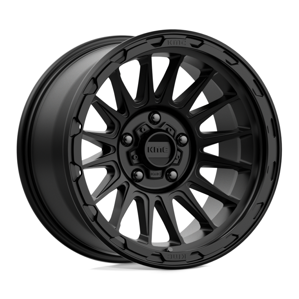 KMC KM542 IMPACT SATIN BLACK Wheel 17x9 5X127mm -12 71.5mm