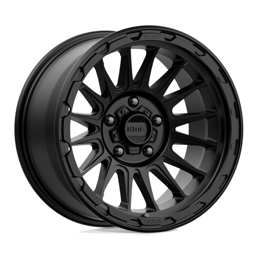 KMC KM542 IMPACT SATIN BLACK Wheel 17x9 5X127mm -12 71.5mm