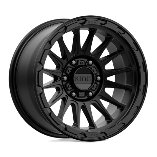 KMC KM542 IMPACT SATIN BLACK Wheel 17x9 6X139.7mm -12 106.1mm