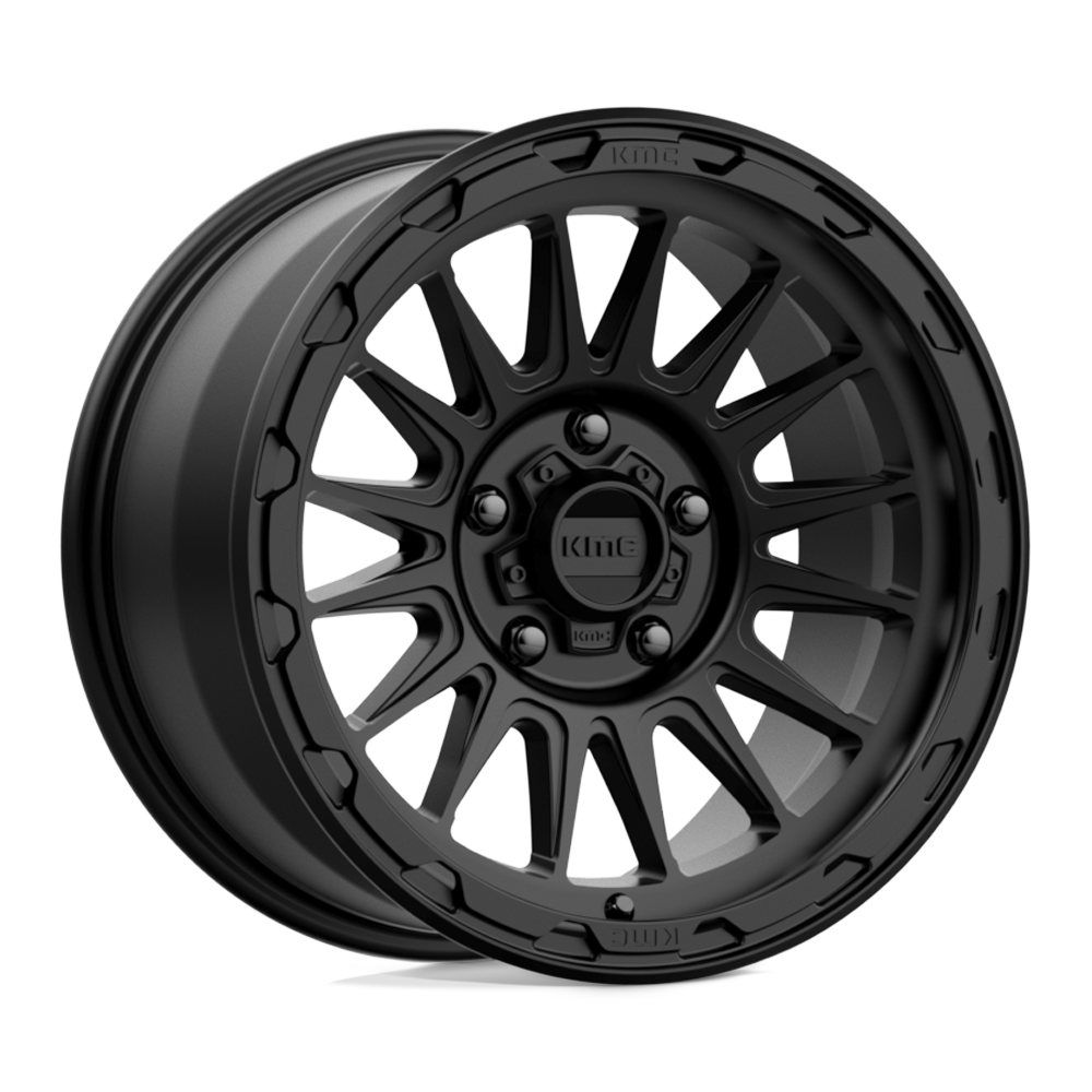 KMC KM542 IMPACT SATIN BLACK Wheel 17x9 5X127mm +18 71.5mm