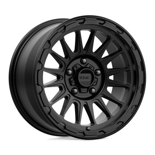 KMC KM542 IMPACT SATIN BLACK Wheel 17x9 5X127mm +18 71.5mm
