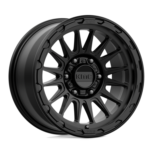 KMC KM542 IMPACT SATIN BLACK Wheel 17x9 6X139.7mm +18 106.1mm