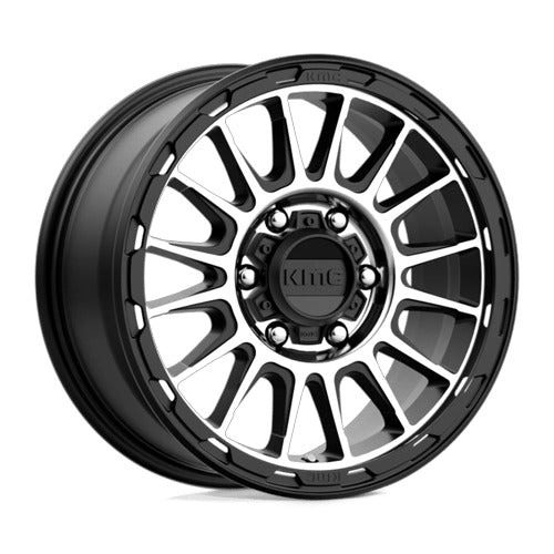 KM542 16X8 6X5.5 S-BLK MACH 00MM