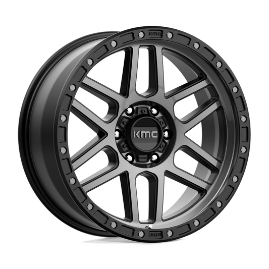 KMC KM544 MESA SATIN BLACK W/ GRAY TINT Wheel 17x8.5 6X135mm +0 87.1mm
