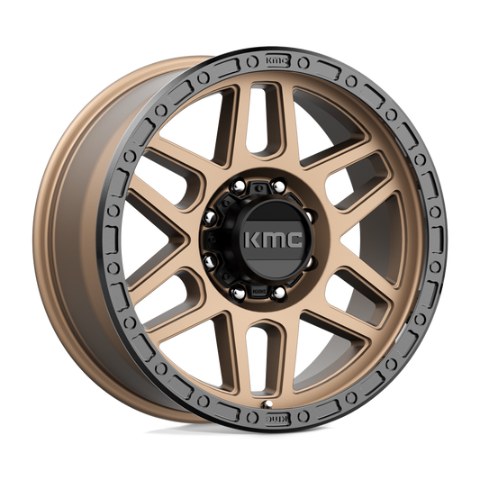 KMC KM544 MESA MATTE BRONZE W/ BLACK LIP Wheel 17x9 8X165.1mm +18 125.1mm