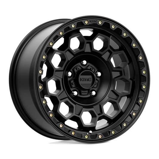 KMC KM545 TREK SATIN BLACK Wheel 17x9 5X127mm +0 71.5mm