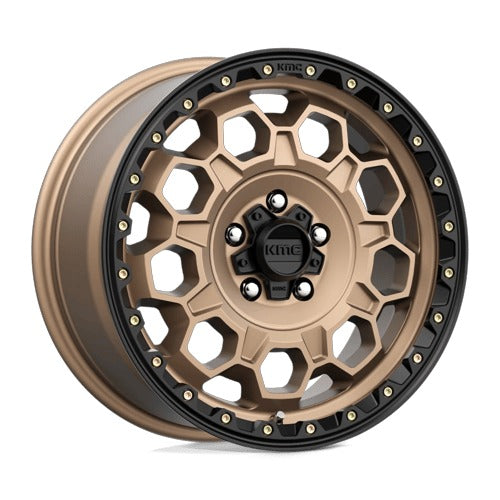 KM545 17X8 5X4.5 M-BRZ BLK LP 35MM