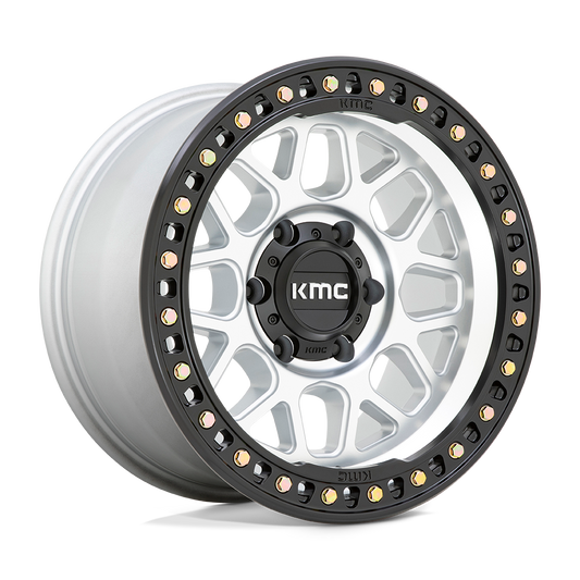 KMC KM549 GRS MACHINED W/ SATIN BLACK LIP Wheel 17x8.5 8X170mm +0 125.1mm