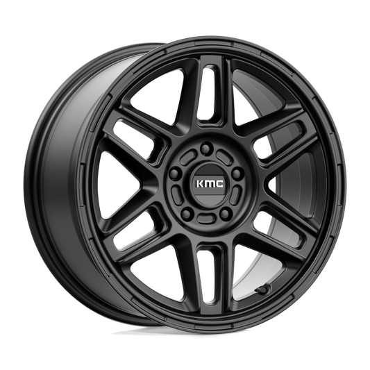 KMC KM716 NOMAD SATIN BLACK Wheel 17x8 5X114.3mm +38 72.56mm
