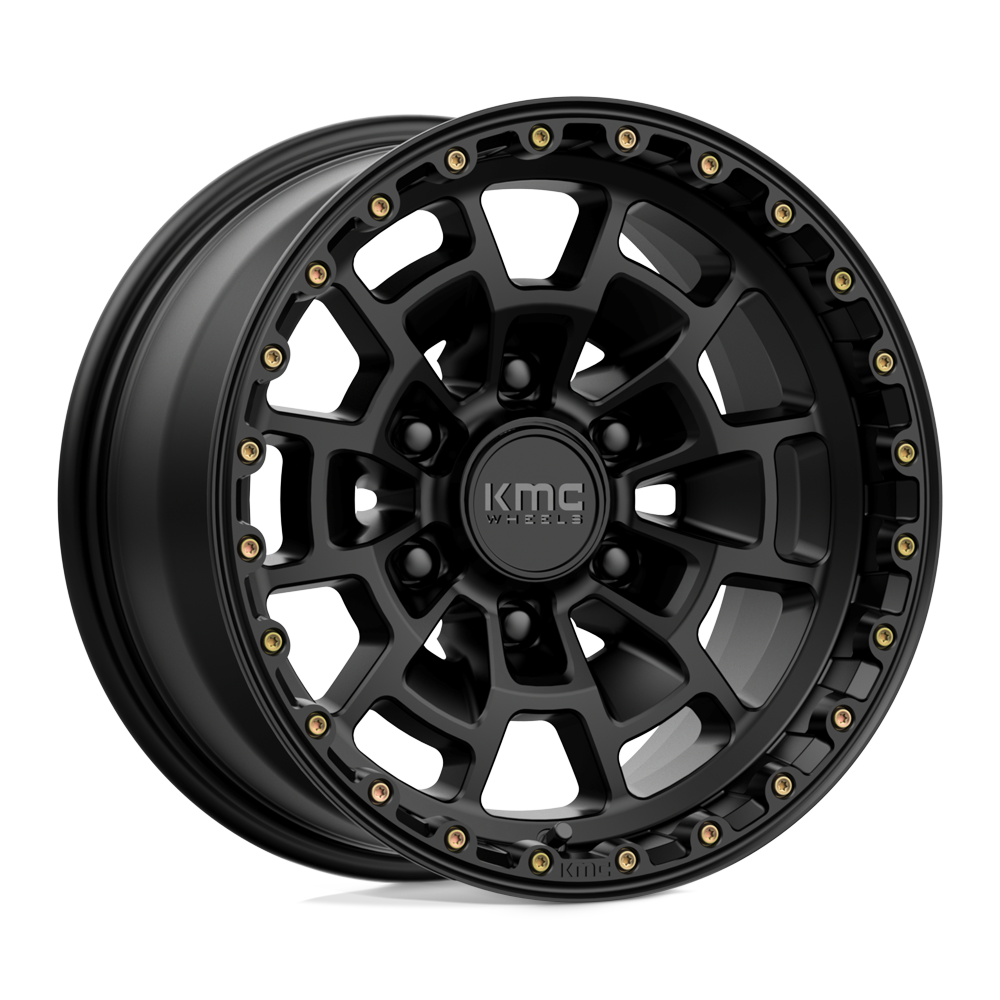 KMC KM718 SUMMIT SATIN BLACK Wheel 16x8 6X139.7mm +0 106.1mm