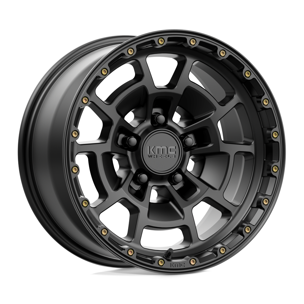 KMC KM718 SUMMIT SATIN BLACK Wheel 17x8.5 5X127mm +0 71.5mm