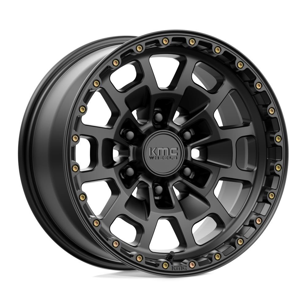 KMC KM718 SUMMIT SATIN BLACK Wheel 17x8.5 6X139.7mm +0 106.1mm