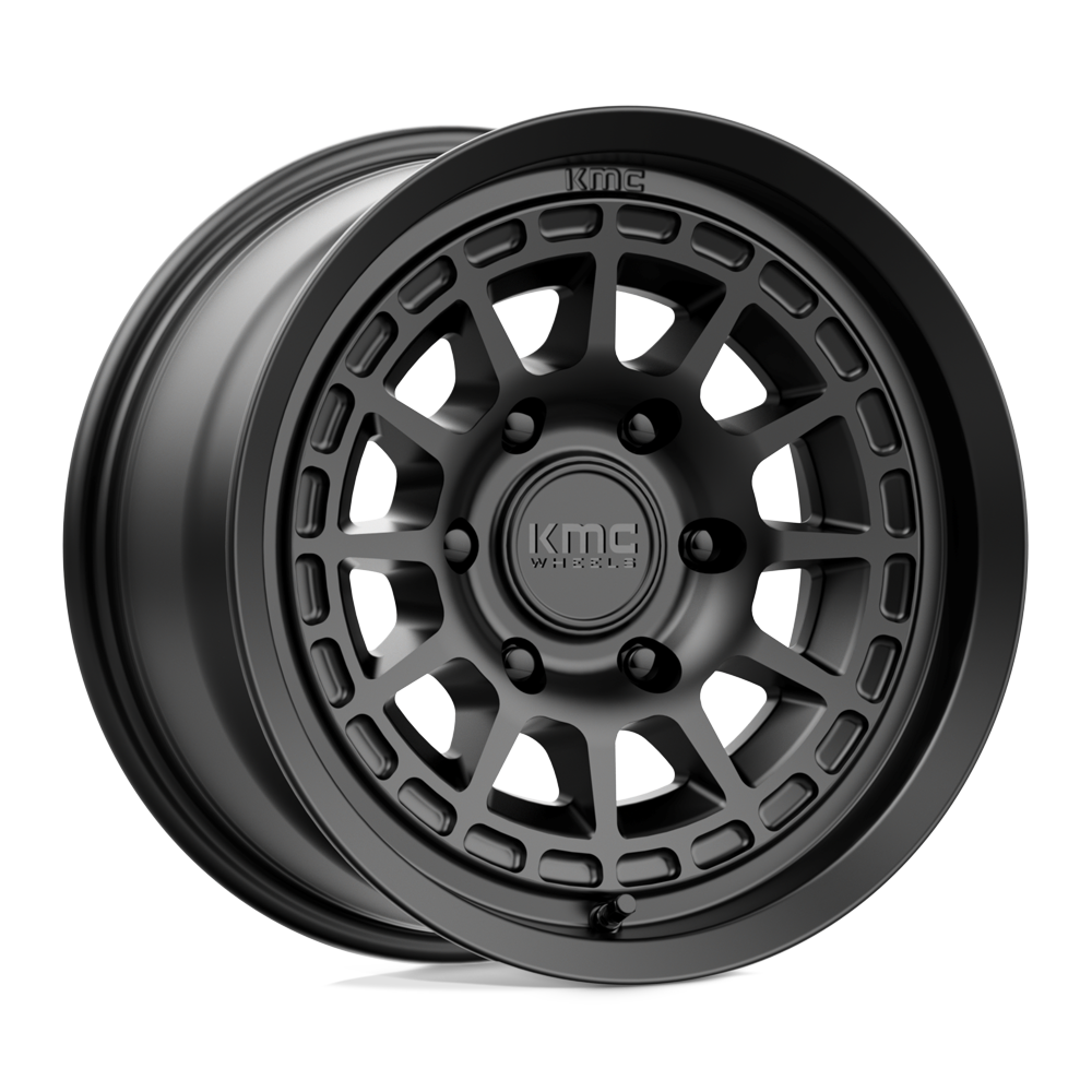 KMC KM719 CANYON SATIN BLACK Wheel 17x8 6X139.7mm +20 106.1mm