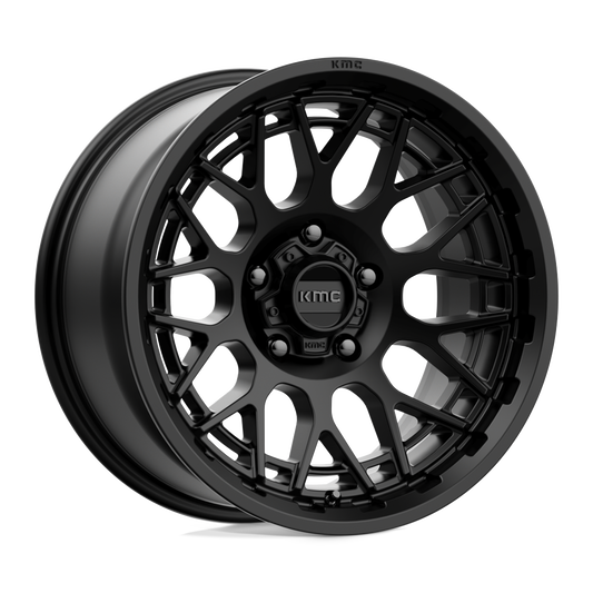 KMC KM722 TECHNIC SATIN BLACK Wheel 17x8.5 5X127mm +0 71.5mm