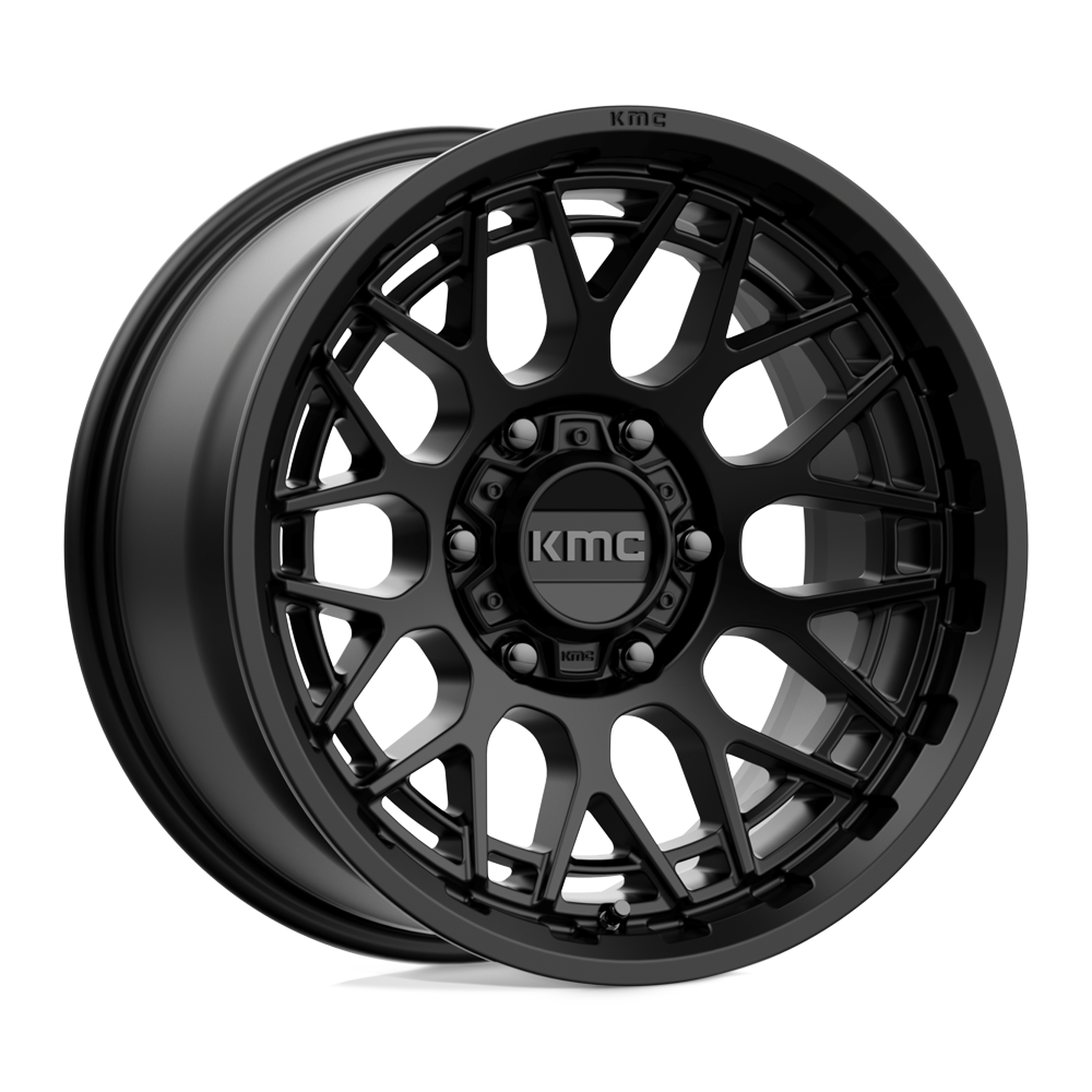 KMC KM722 TECHNIC SATIN BLACK Wheel 17x8.5 6X139.7mm +0 106.1mm