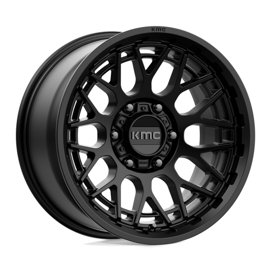 KMC KM722 TECHNIC SATIN BLACK Wheel 17x8.5 6X139.7mm +0 106.1mm