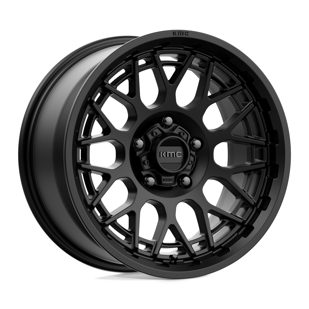 KMC KM722 TECHNIC SATIN BLACK Wheel 17x8.5 5X127mm +18 71.5mm
