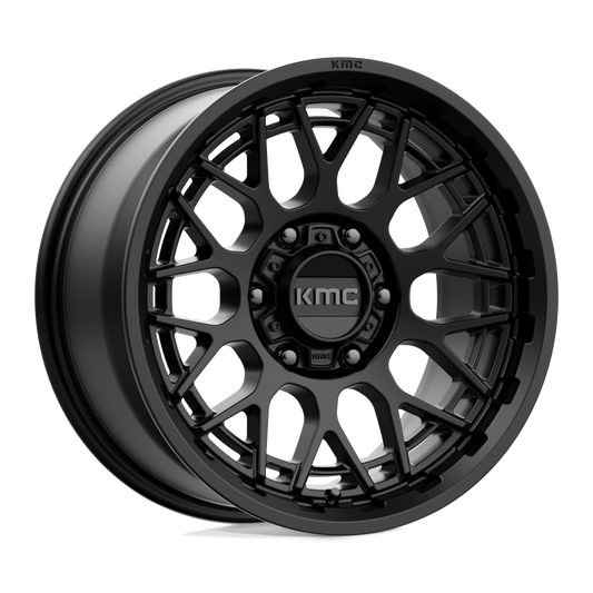 KMC KM722 TECHNIC SATIN BLACK Wheel 17x8.5 6X135mm +18 87.1mm