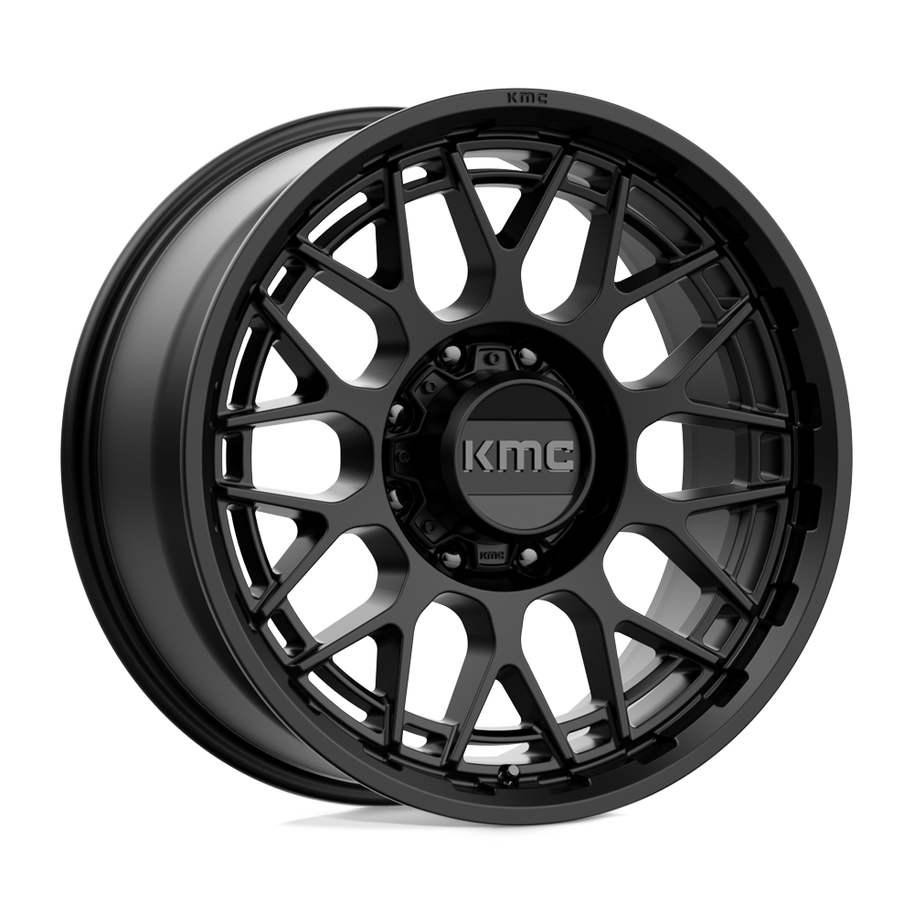 KMC KM722 TECHNIC SATIN BLACK Wheel 20x9 8X165.1mm +18 125.1mm