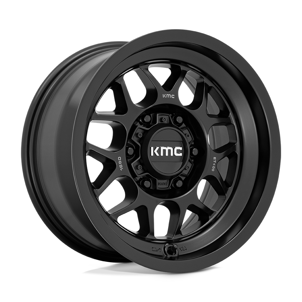 KMC KM725 TERRA SATIN BLACK Wheel 16x8 6X139.7mm +0 106.1mm
