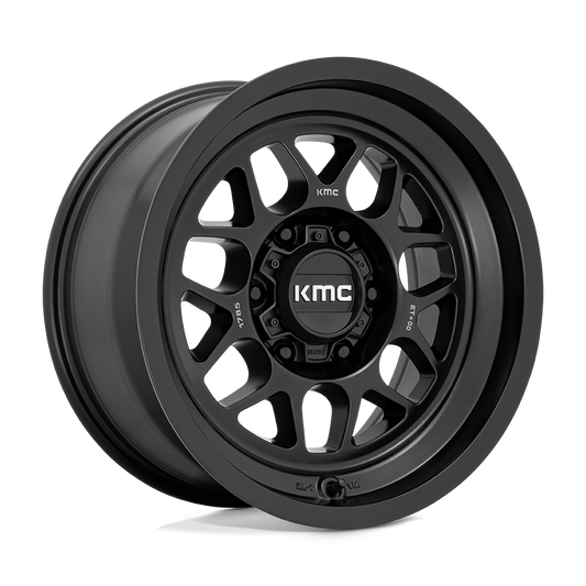 KMC KM725 TERRA SATIN BLACK Wheel 17x9 5X127mm -38 71.5mm