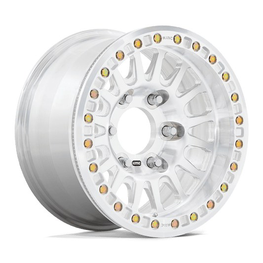KMC KM445 IMPACT FORGED BEADLOCK RAW MACHINED Wheel 17x9 6X139.7mm +0 108mm