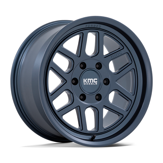 KMC KM446 MESA FORGED MONOBLOCK METALLIC BLUE Wheel 18x9 6X135mm -12 87.1mm
