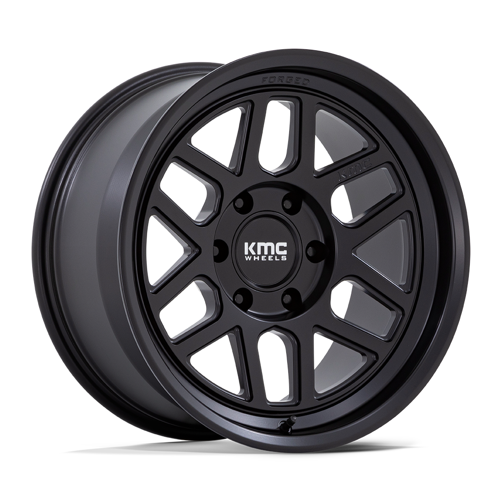 KMC KM446 MESA FORGED MONOBLOCK SATIN BLACK Wheel 18x9 6X135mm +0 87.1mm