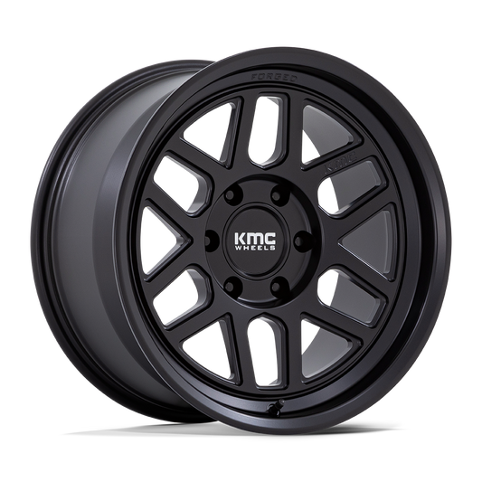 KMC KM446 MESA FORGED MONOBLOCK SATIN BLACK Wheel 18x9 6X135mm +0 87.1mm