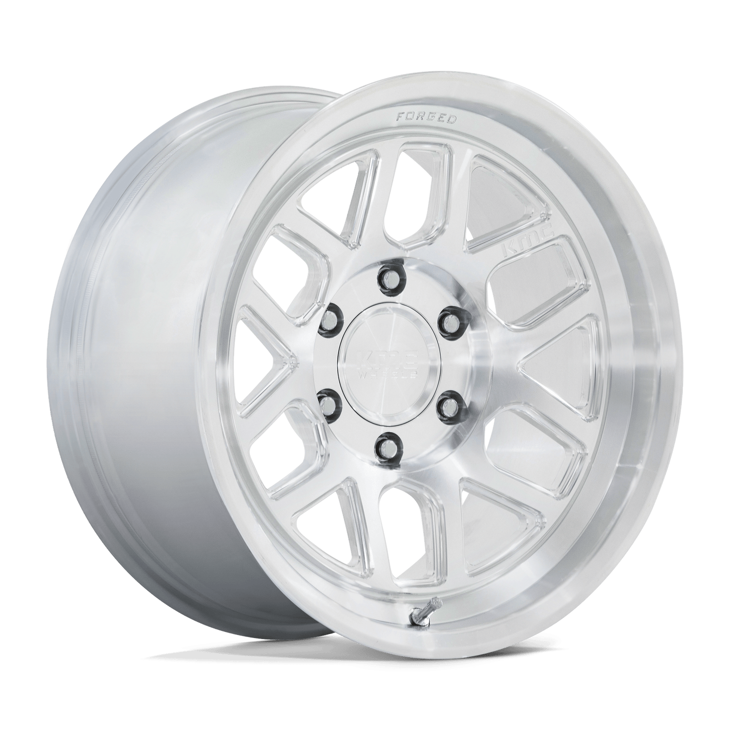 KMC KM446 MESA FORGED MONOBLOCK RAW MACHINED Wheel 17x8.5 6X139.7mm -10 106.1mm